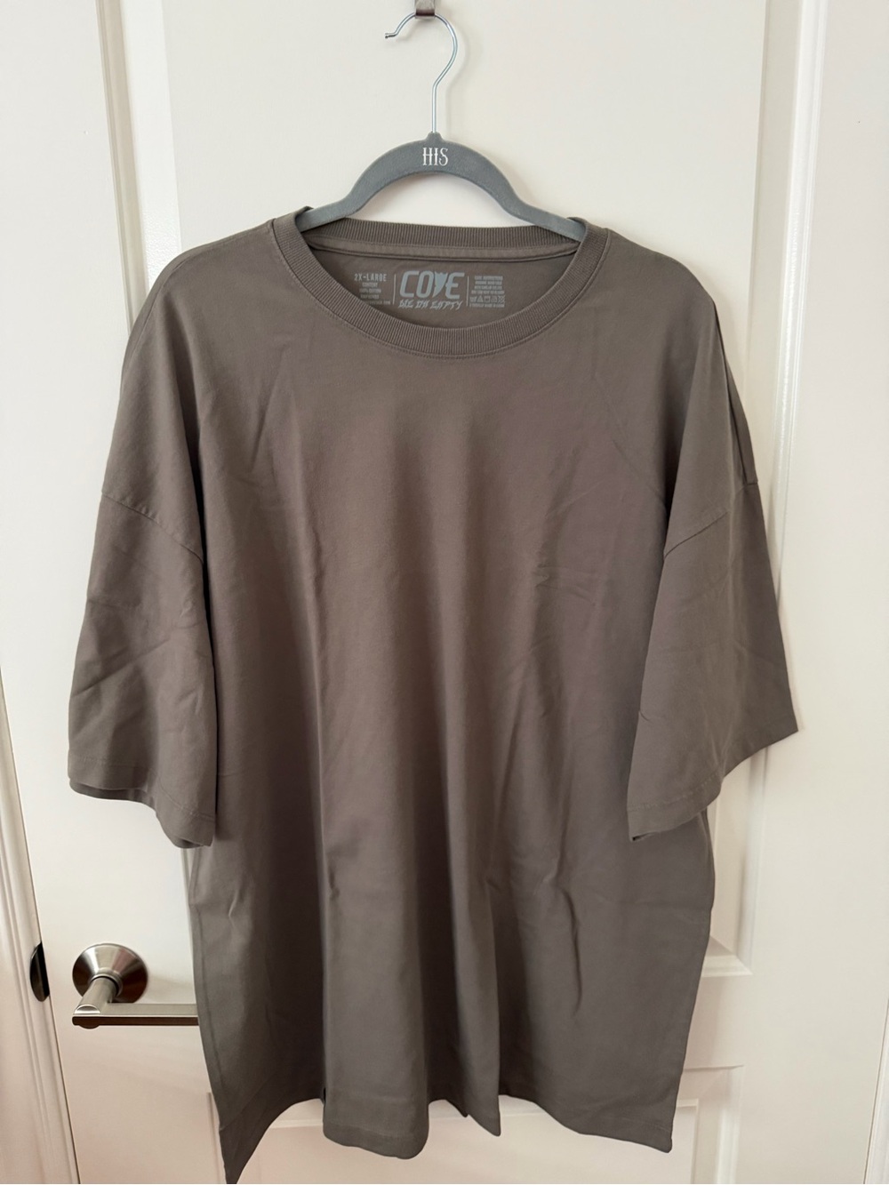 Cove Crew Neck T‑Shirt in Olive Brown